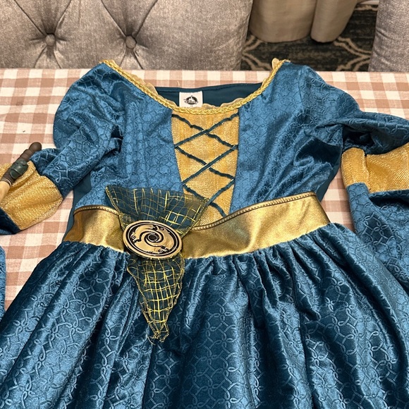 Disney - Brave- Blue and Gold Kids Costume Dress - Picture 3 of 5